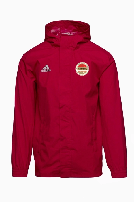 Kurtka adidas Parasol Wrocław 25/26 All-Weather Junior - Czerwony