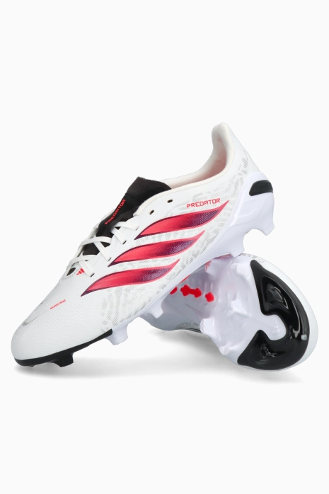 Cleats adidas Predator League FG Junior - White