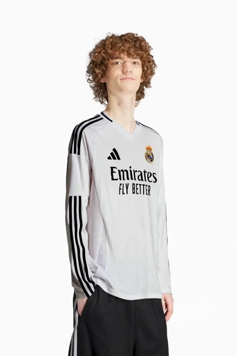 Tričko adidas Real Madrid 24/25 domácí Replica LS - Bílý
