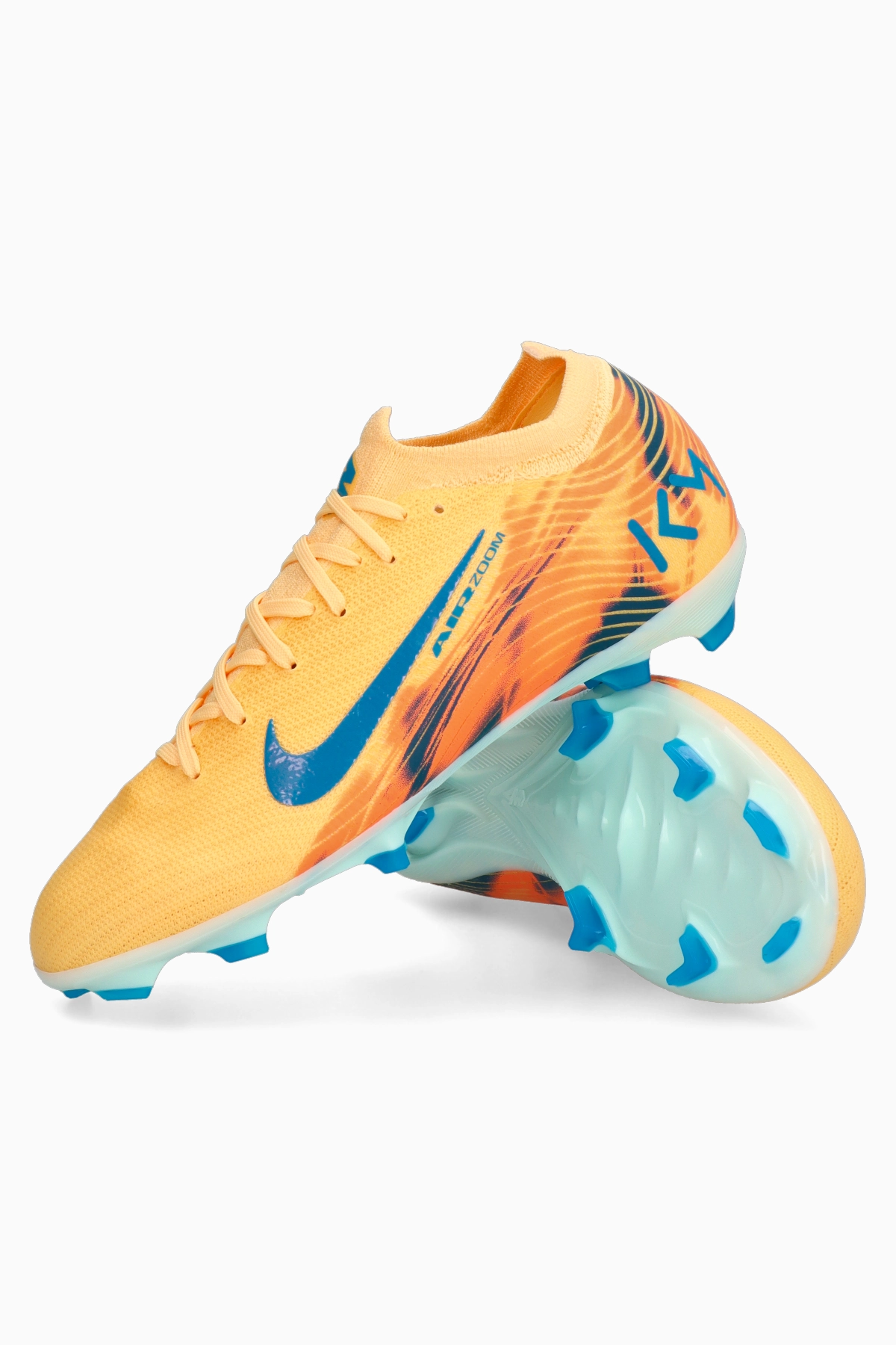 Nike Mercurial Zoom Vapor 16 Pro Kylian Mbappé FG Gyerek - Narancs