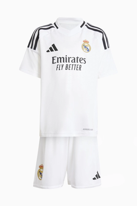 Komplet adidas Real Madrid 24/25 Domáci Little Kids - Biely
