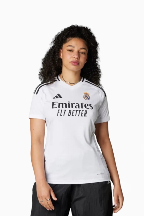 Ποδοσφαιρική Φανέλα adidas Real Madrid 24/25 Home Replica Γυναικείο - άσπρο