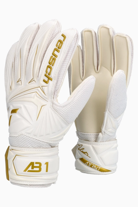 Вратарские перчатки Reusch Attrakt AB1 Solid Junior - белый