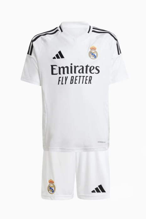 Σετ Ποδοσφαιρικής Εμφάνισης adidas Real Madrid 24/25 Home Παιδικό - άσπρο