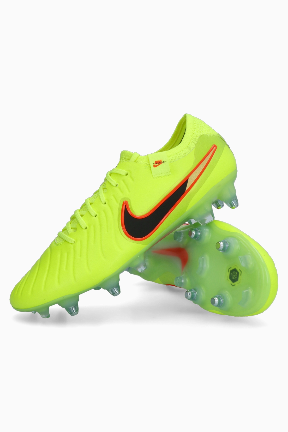 Бутси Nike Tiempo Legend 10 Elite SG-Pro Anti Clog - Лаймовий