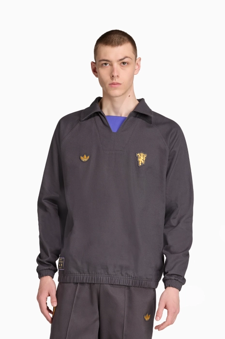 Кофта adidas Manchester United 25/26 Terrace Icons Track Top - Сірий