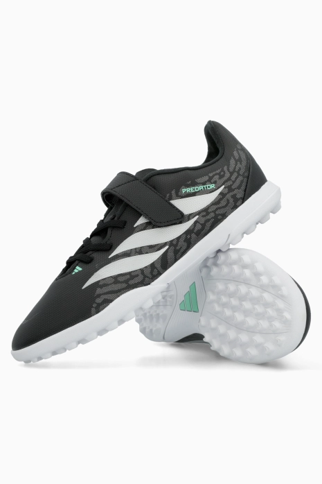 Сороконіжки adidas Predator Club Hook-and-Loop TF Junior - чорний
