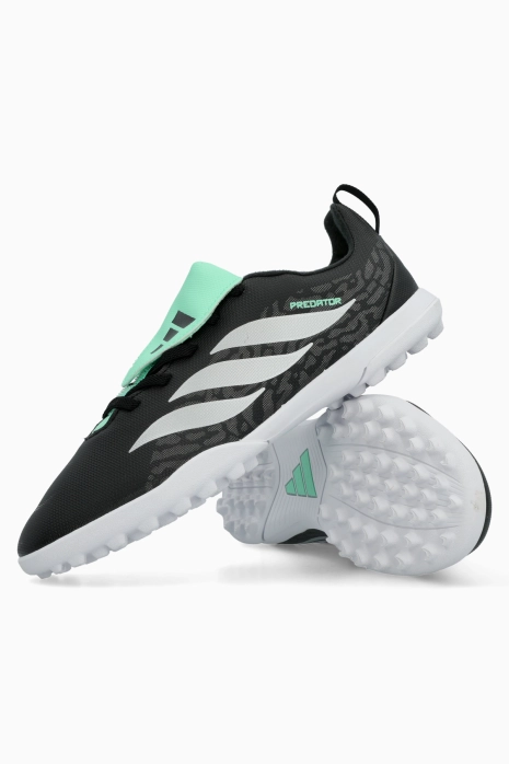Multinocken adidas Predator Club FT Elastic LacesTF Junior - Schwarz