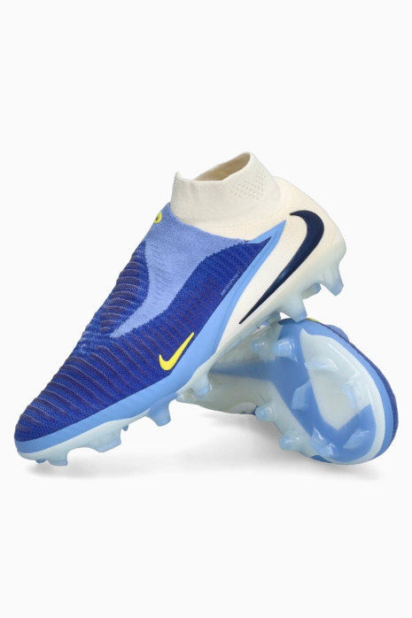 【極美品】NIKE PHANTOM6 HIGH ELITE FG ナイキ 青白 Krampon Nike Phantom 6 High Elite FG - Mavi | Futbol ayakkabıları