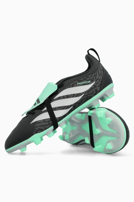 Korki adidas Predator Club FT Elastic Laces FG/MG Junior - Czarny