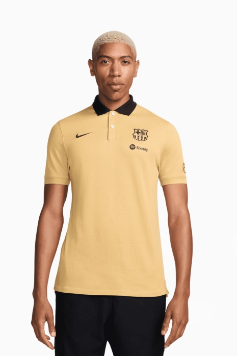 Футболка Nike FC Barcelona 24/25 Polo - бежевий