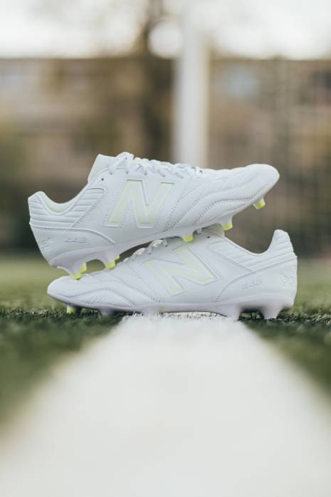 All white new 2024 balance football boots