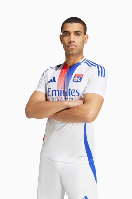 Тениска adidas Olympique Lyon 24/25 като Домакин Replica - Бяла