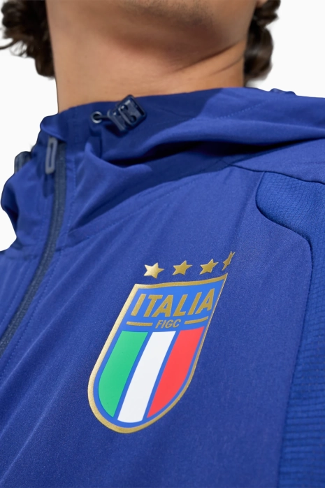 adidas İtalya 2026 Tiro Travel Full-Zip Ceket - Mavi | Futbol