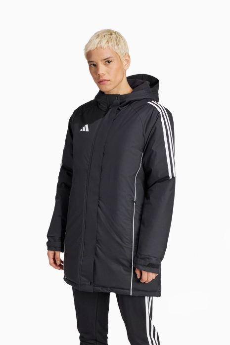 Bunda adidas Tiro 24 Stadium dámske - čierna
