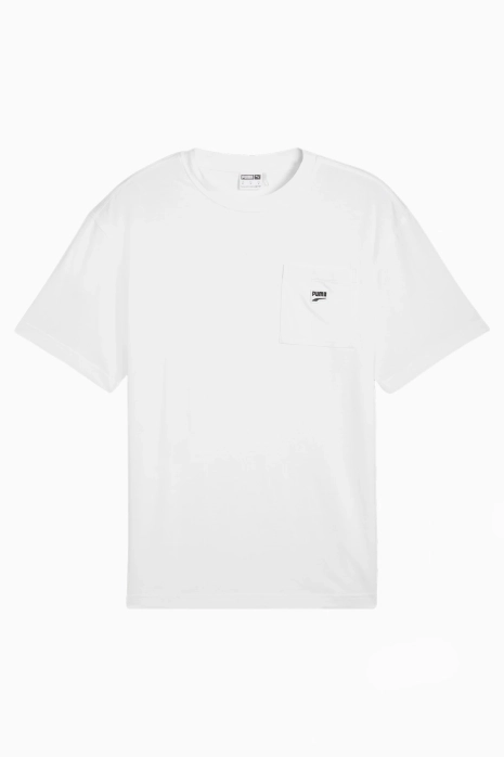 Tričko Puma Downtown Relaxed Tee - Bílý