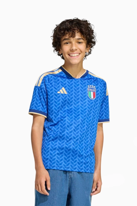Тениска adidas Италия 2026 като Домакин Replica Junior - син