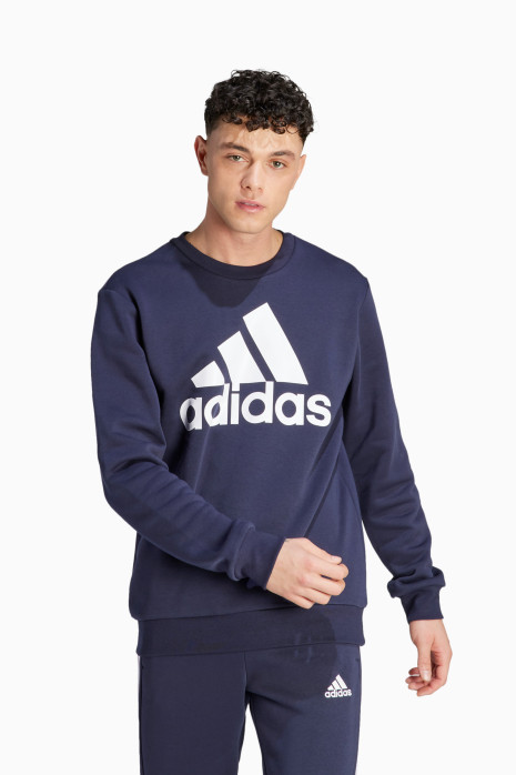 adidas Essentials Fleece Big Logo Sweatshirt - Navy blau