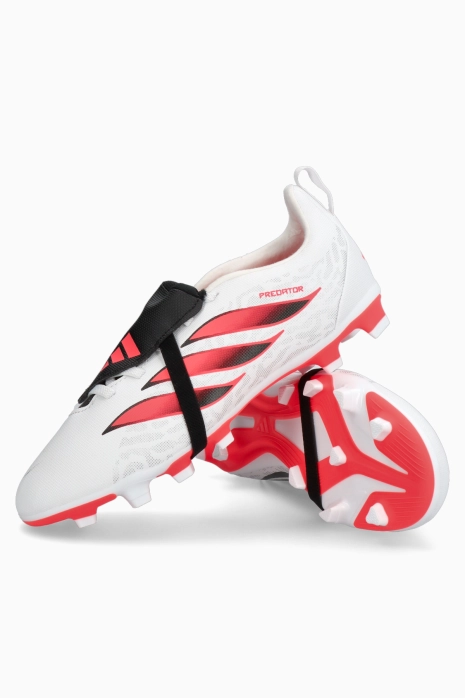 Cleats adidas Predator Club FT FG/MG Junior - White