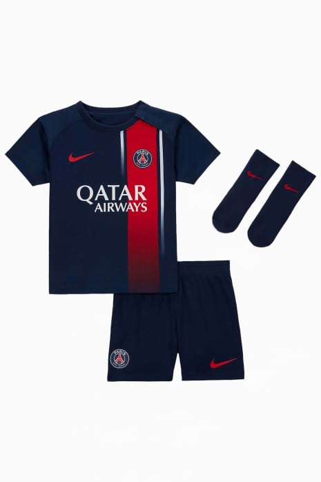 Σετ Ποδοσφαιρικής Εμφάνισης Nike PSG 23/24 Home Little Kids