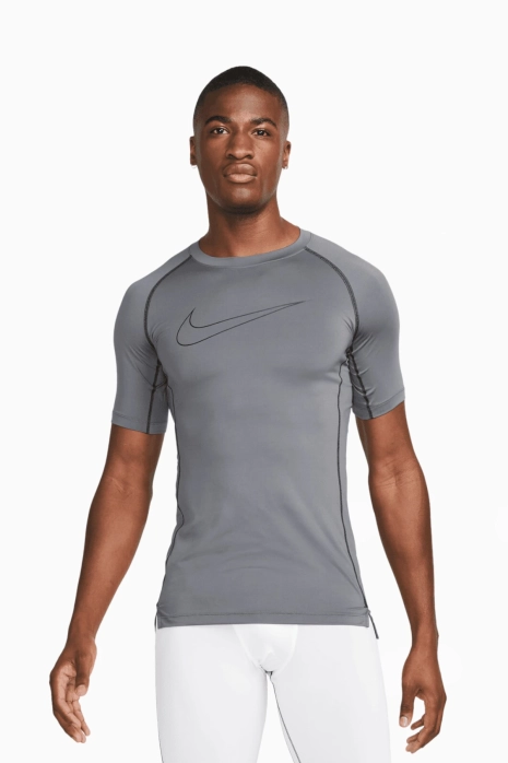 κοντομάνικη ισοθερμική φανέλα Nike Pro Dri-FIT - Γκρί