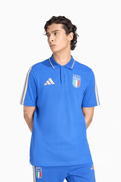 Тениска adidas Италия 2026 DNA Polo - син