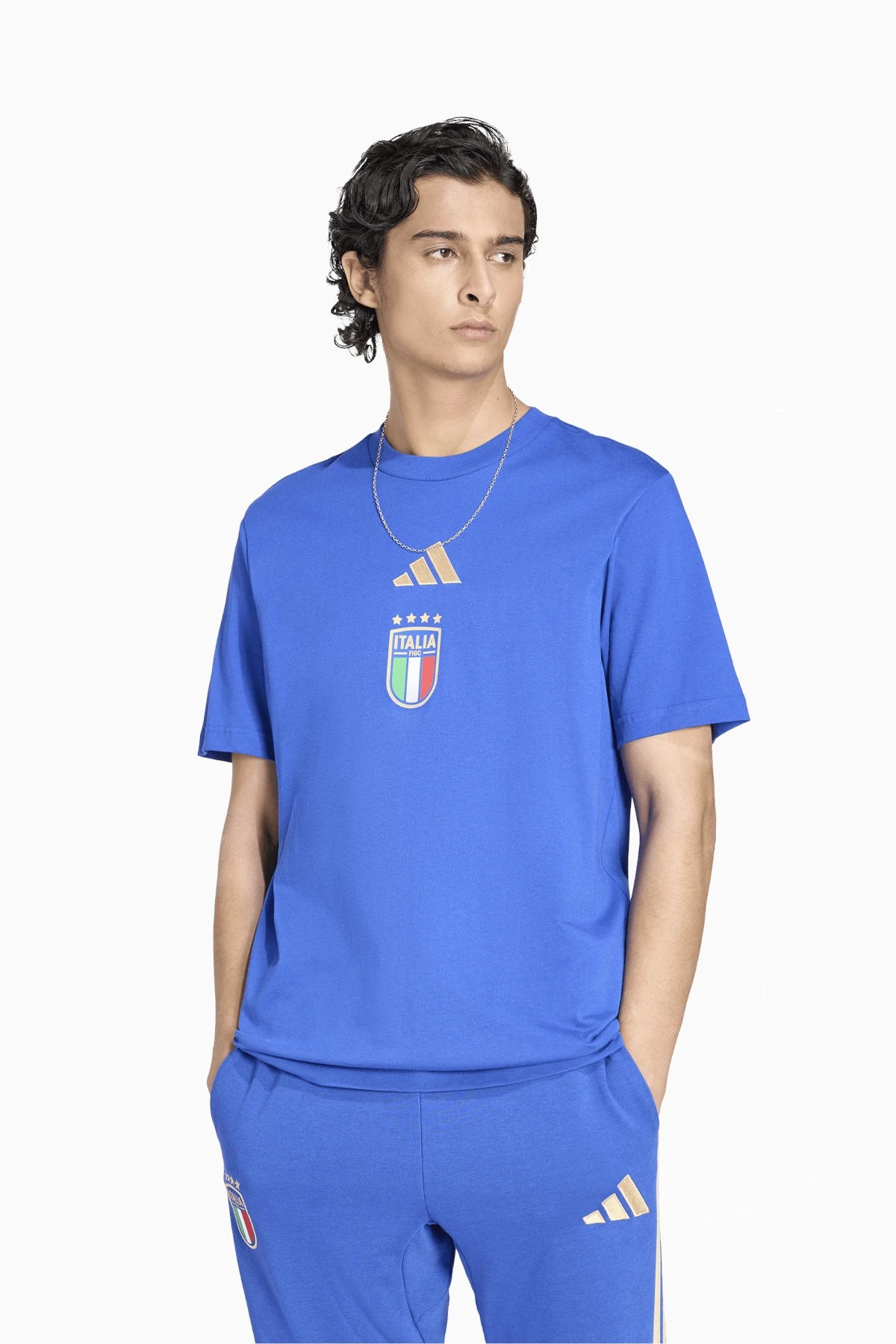 Football Shirt adidas Italy 2026 DNA Graphic - Blue
