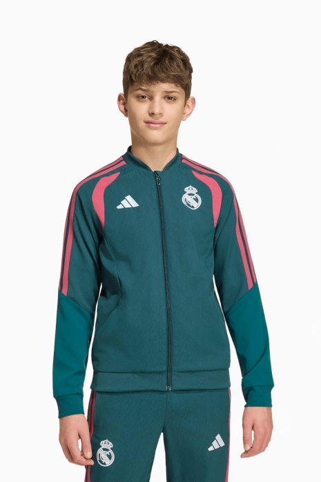 Mikina adidas Real Madrid 26/27 Competition Presentation Junior - Zelená