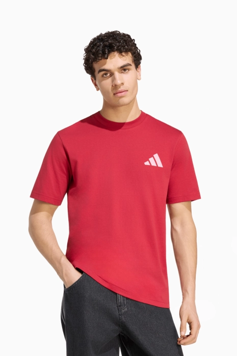 Koszulka adidas Liverpool FC 26/27 Stadium Graphic Tee - Czerwony