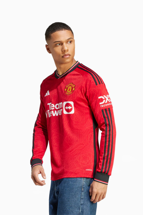 Тениска adidas Manchester United 23/24 като Домакин LS Replica