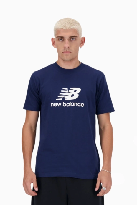 Majica kratkih New Balance Stacked Logo