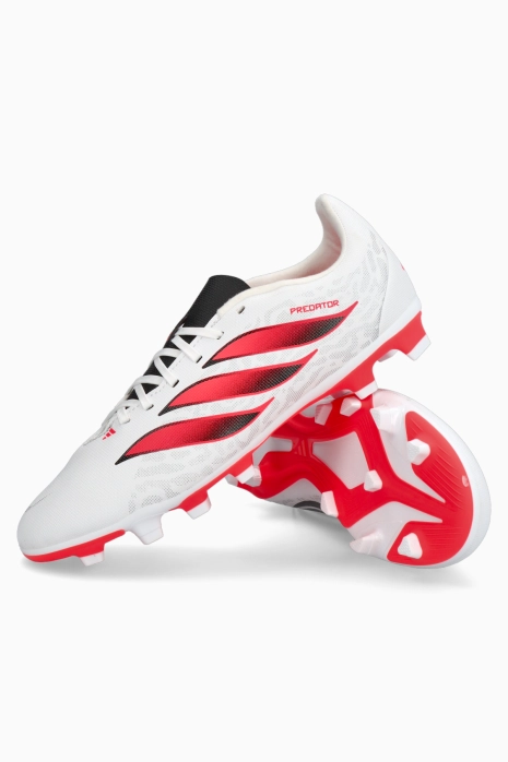 Cleats adidas Predator Club FG/MG Junior - White
