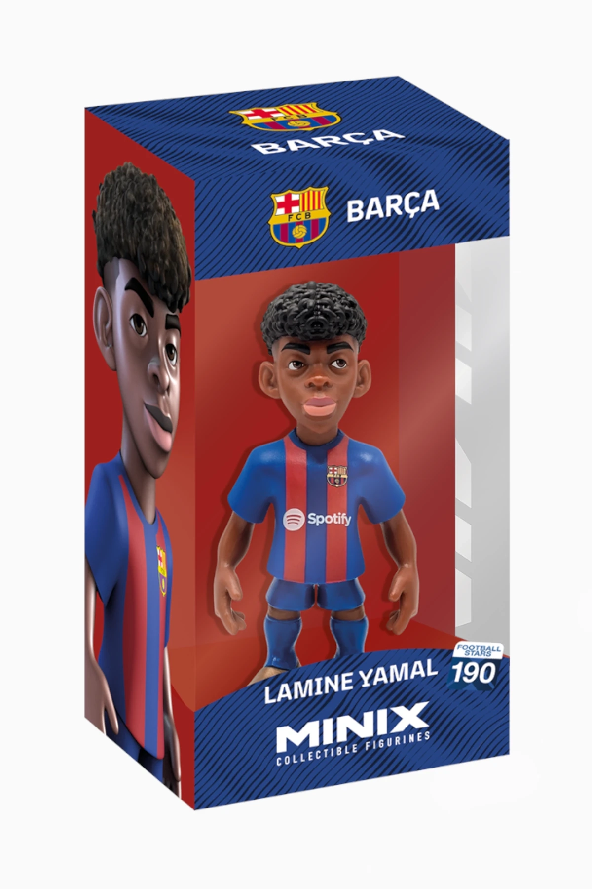 Figurine Minix Gavi FC Barcelone – 7 Cm Sous Licence Officielle – PVC Haute Qualité – À Collectionner, Boîte Présentoire - 9