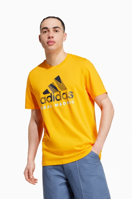 adidas Real Madrid 24/25 Seasonal Graphic T-Shirt - Orange