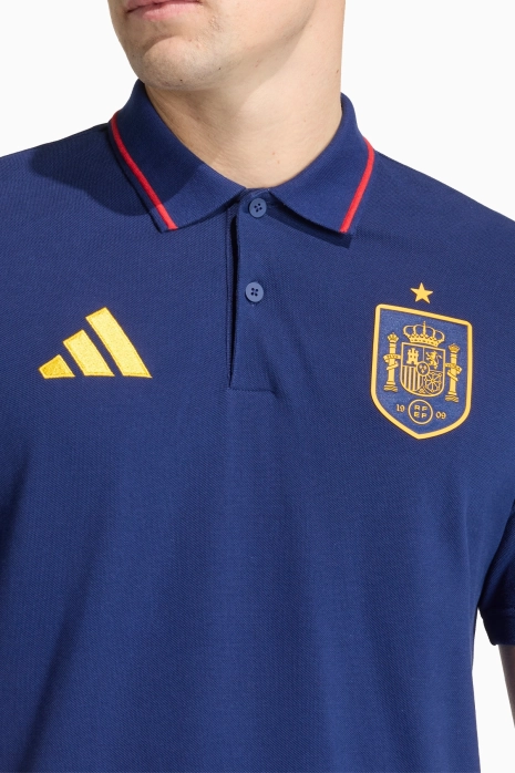 Tricou adidas Spain 2026 DNA Polo - Albastru marin | Magazin de