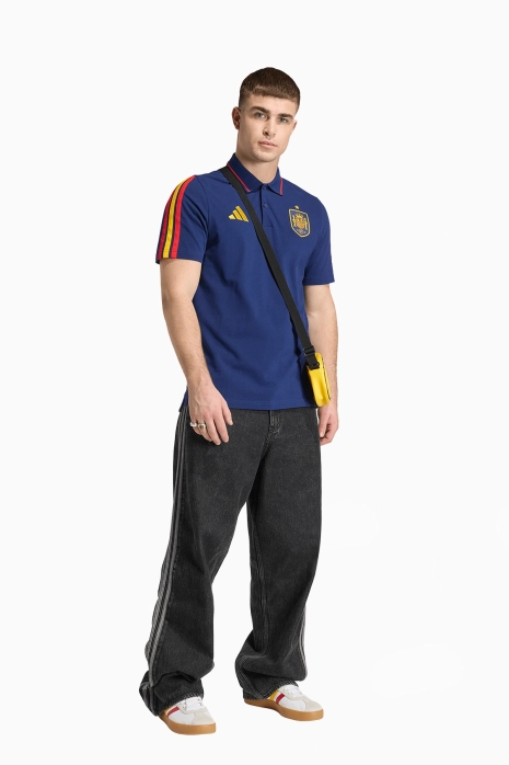 Tricou adidas Spain 2026 DNA Polo - Albastru marin | Magazin de