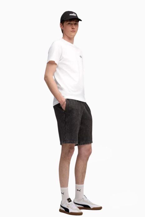Football Shorts Puma Essentials Elevated Relaxed Wash - Black