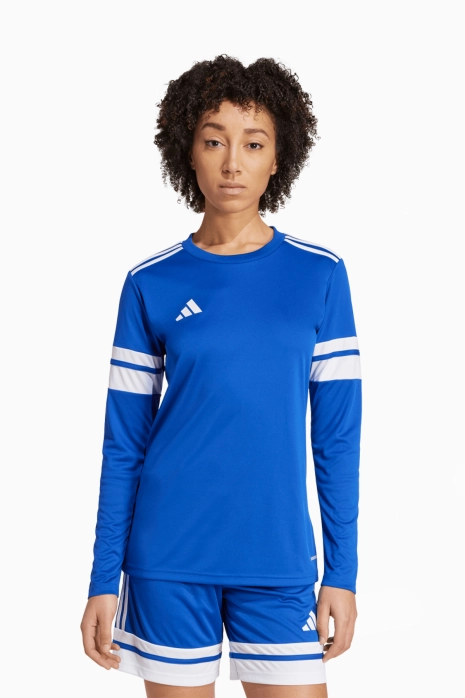 Tričko s dlhými rukávmi adidas Squadra 25 dámske - Modrá