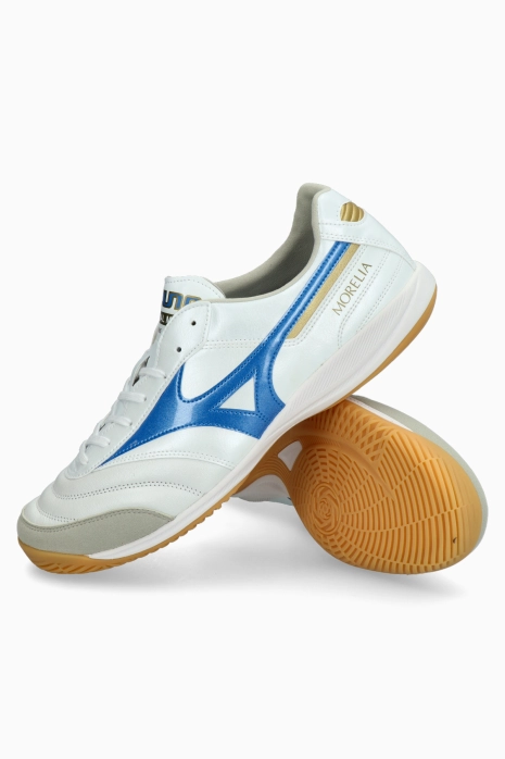 Halovky Mizuno Morelia Sala Elite IN - Biely