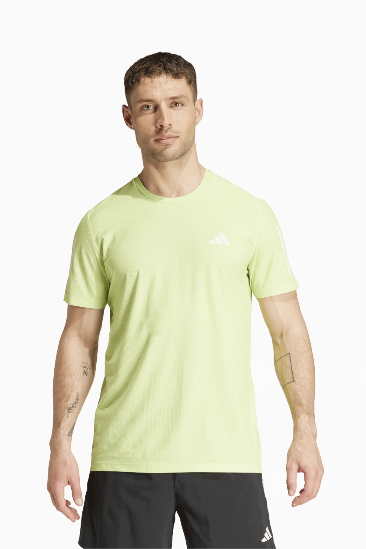 Tričko adidas Own The Run - Limetka