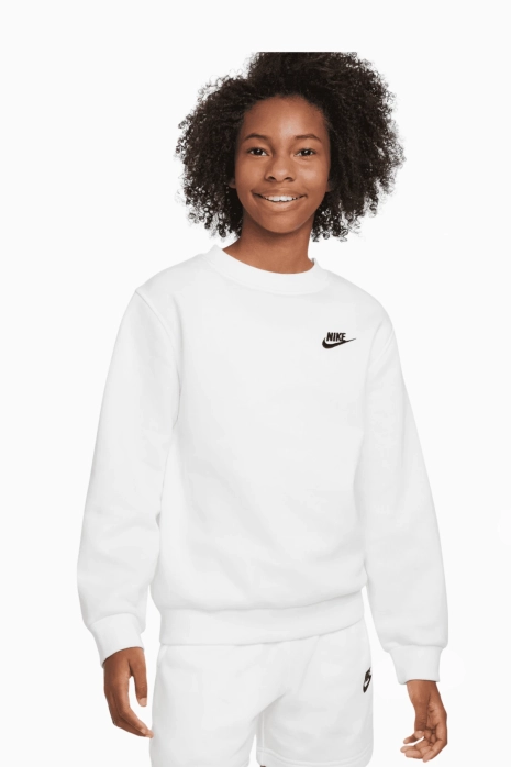 Блуза Nike Sportswear Club Fleece Junior - Бяла