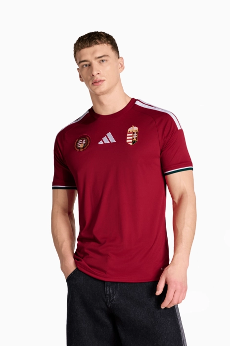 adidas Ungarn 2026 Home Replica Trikot - Rotwein