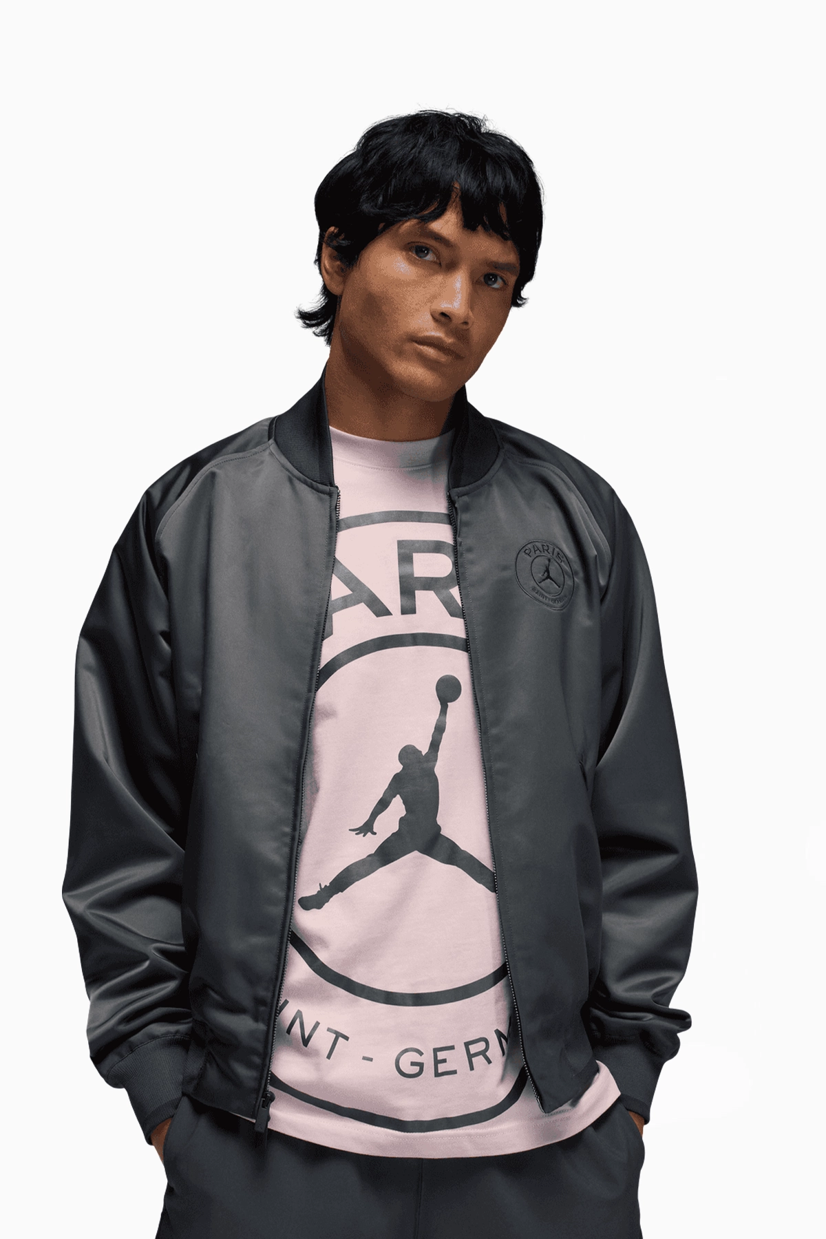 Geacă Nike PSG x Jordan 25/26 Anthem - Negru | Magazin de fotbal