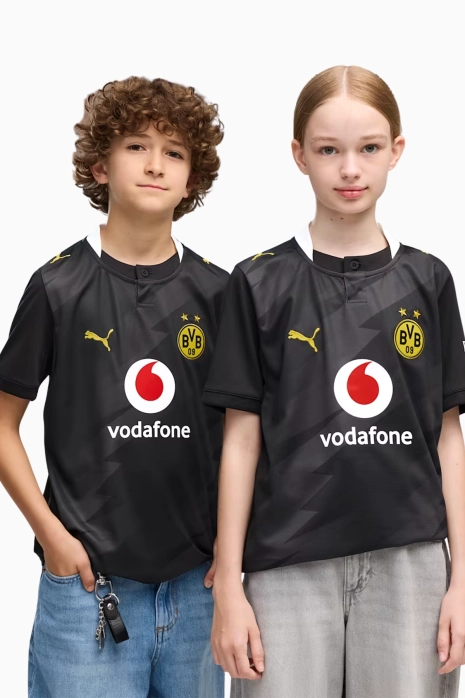 Tricou Puma Borussia Dortmund 26/27 Away Replica Junior - Negru