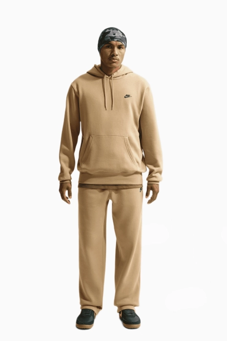 Bluza z kapturem Nike Club - Beżowy