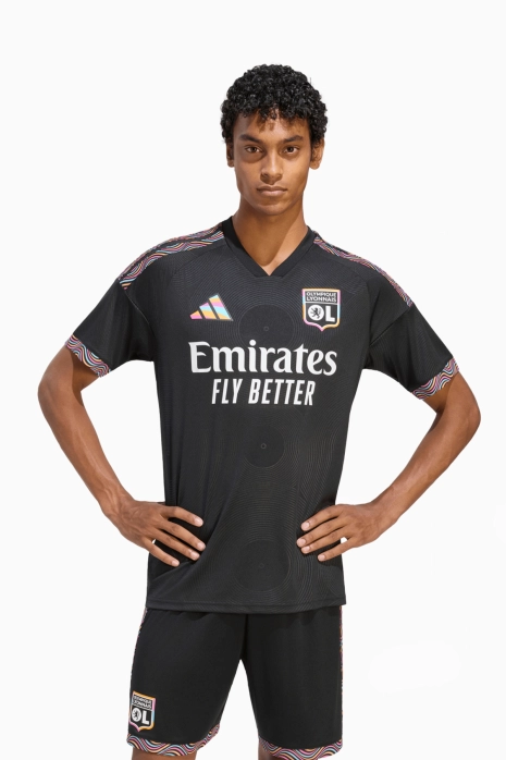 adidas Olympique Lyon 26/27 Trikot Dritte Replica - Schwarz