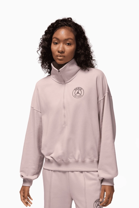 Кофта Nike PSG x Jordan 25/26 Fleece Half-Zip для жінок - рожевий