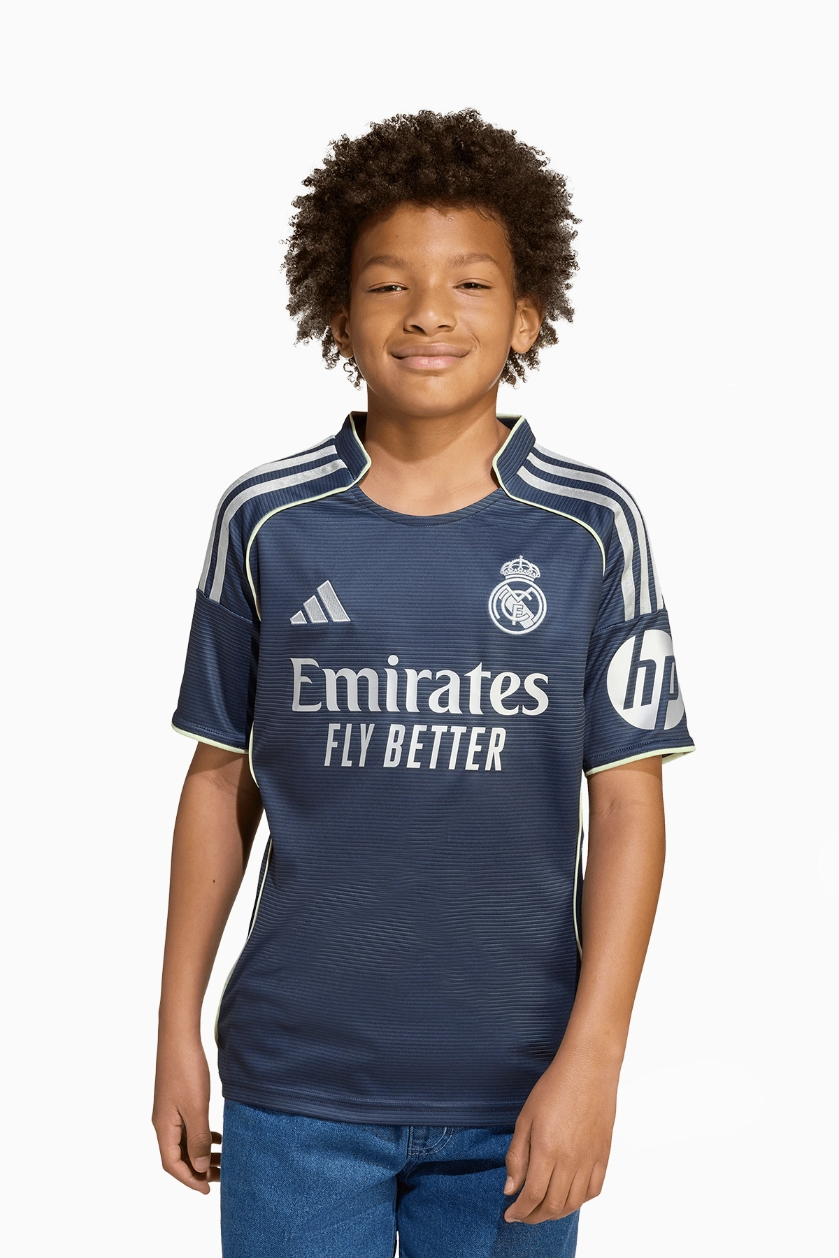 Tričko adidas Real Madrid 25/26 výjezdní Replica Junior - Námořnická modrá