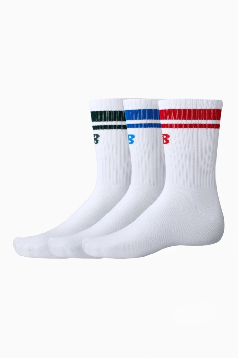 Socks New Balance Essentials Line 3 Pairs - White