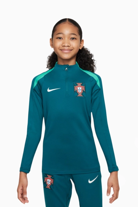 Nike Portugal 2024 Strike Sweatshirt Junior - Blau
